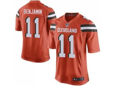 Nike Cleveland Browns #11 Travis Benjamin Orange New Jerseys(Elite)