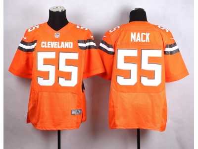 Nike Cleveland Browns #55 Alex Mack orange jerseys(Elite)