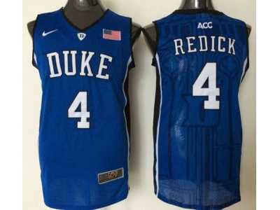 Duke Blue Devils #4 J.J. Redick Blue Basketball Stitched NCAA Jersey