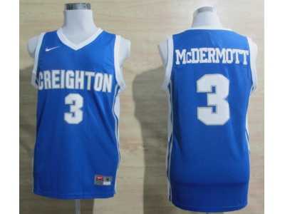 nike ncaa jerseys creighton bluejays #3 doug mcdermott blue