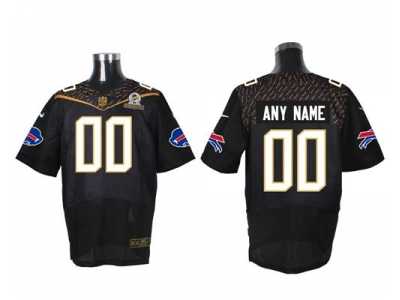 Nike Buffalo Bills Customized Black 2016 Pro Bowl Men's Stitched Jerseys(Elite)
