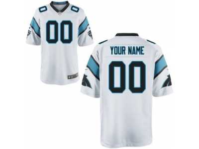 Nike Youth Carolina Panthers Customized Game White Jersey