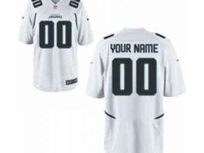 Men's Nike Jacksonville Jaguars Customized Game White Jerseys