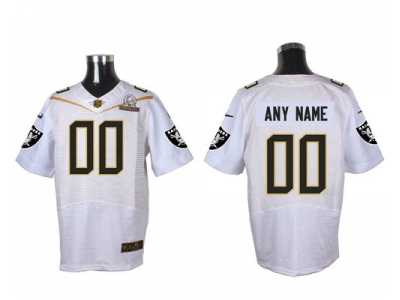 Nike Oakland Raiders Customized white 2016 Pro Bowl Men's Stitched Jerseys(Elite)