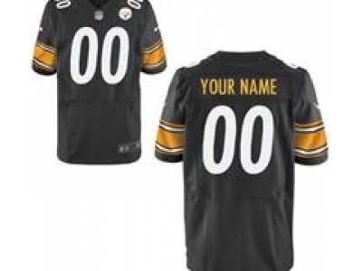 Men's Nike Pittsburgh Steelers Customized Elite Team Color Jerseys