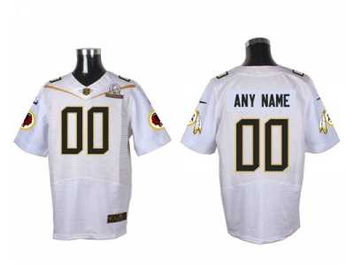 Nike Washington Redskins Customized white 2016 Pro Bowl Men's Stitched Jerseys(Elite)