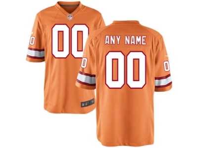 Men Nike Tampa Bay Buccaneers Orange Customized Game Jersey