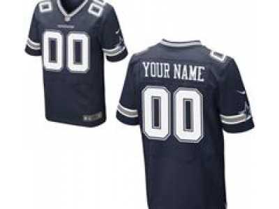 Men's Nike Dallas Cowboys Customized Elite Team Color Jerseys