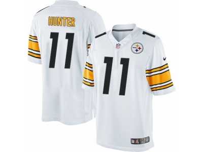 Men's Nike Pittsburgh Steelers #11 Justin Hunter Limited White NFL Jersey