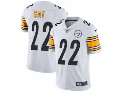 Men's Nike Pittsburgh Steelers #22 William Gay Vapor Untouchable Limited White NFL Jersey