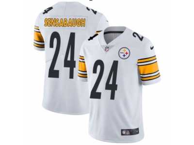 Men's Nike Pittsburgh Steelers #24 Coty Sensabaugh White Vapor Untouchable Limited Player NFL Jersey