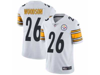 Men's Nike Pittsburgh Steelers #26 Rod Woodson Vapor Untouchable Limited White NFL Jersey