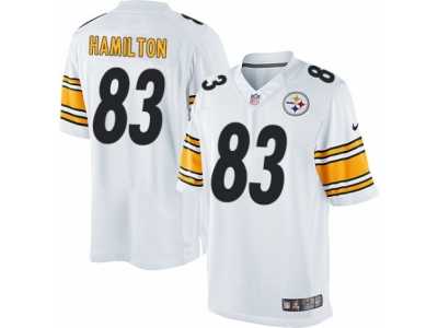 Men's Nike Pittsburgh Steelers #83 Cobi Hamilton Limited White NFL Jersey