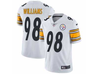 Men's Nike Pittsburgh Steelers #98 Vince Williams Vapor Untouchable Limited White NFL Jersey