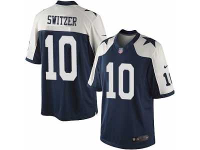 Men's Nike Dallas Cowboys #10 Ryan Switzer Limited Navy Blue Throwback Alternate NFL Jersey