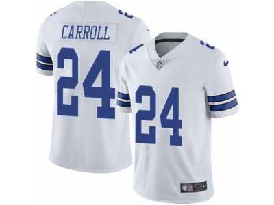 Men's Nike Dallas Cowboys #24 Nolan Carroll Vapor Untouchable Limited White NFL Jersey