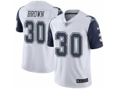 Men's Nike Dallas Cowboys #30 Anthony Brown Limited White Rush NFL Jersey