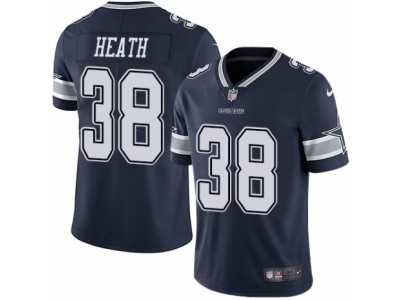 Men's Nike Dallas Cowboys #38 Jeff Heath Vapor Untouchable Limited Navy Blue Team Color NFL Jersey