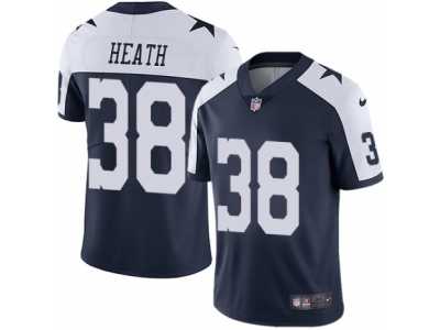Men's Nike Dallas Cowboys #38 Jeff Heath Vapor Untouchable Limited Navy Blue Throwback Alternate NFL Jersey