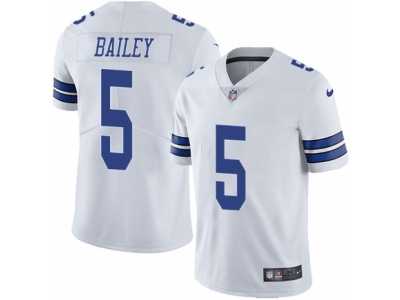 Men\'s Nike Dallas Cowboys #5 Dan Bailey Vapor Untouchable Limited White NFL Jersey