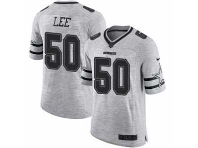 Men's Nike Dallas Cowboys #50 Sean Lee Limited Gray Gridiron II NFL Jersey
