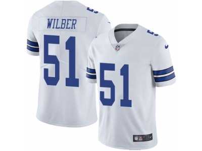 Men's Nike Dallas Cowboys #51 Kyle Wilber Vapor Untouchable Limited White NFL Jersey