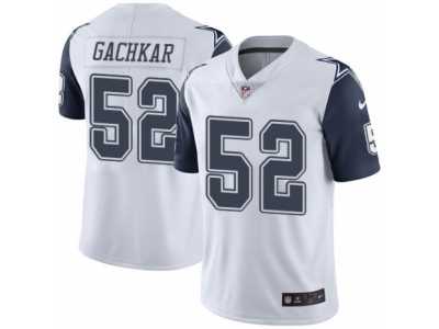 Men's Nike Dallas Cowboys #52 Andrew Gachkar Limited White Rush NFL Jersey