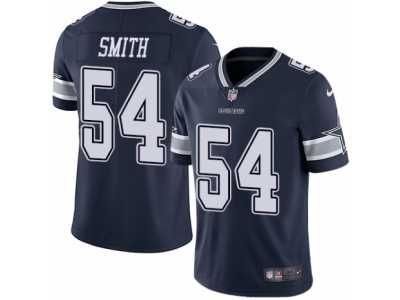 Men's Nike Dallas Cowboys #54 Jaylon Smith Vapor Untouchable Limited Navy Blue Team Color NFL Jersey