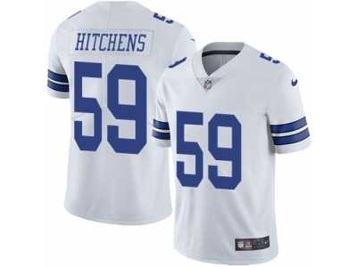 Men's Nike Dallas Cowboys #59 Anthony Hitchens Vapor Untouchable Limited White NFL Jersey