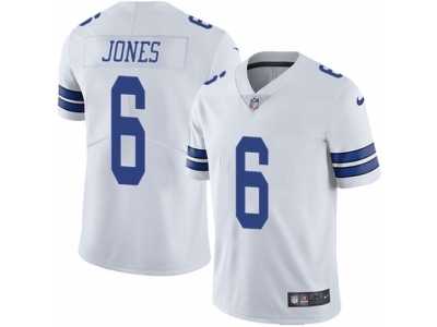 Men's Nike Dallas Cowboys #6 Chris Jones Vapor Untouchable Limited White NFL Jersey