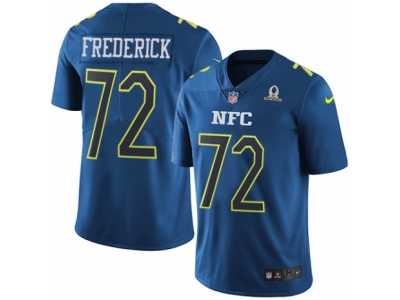 Men's Nike Dallas Cowboys #72 Travis Frederick Limited Blue 2017 Pro Bowl NFL Jersey