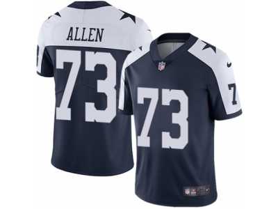 Men's Nike Dallas Cowboys #73 Larry Allen Vapor Untouchable Limited Navy Blue Throwback Alternate NFL Jersey