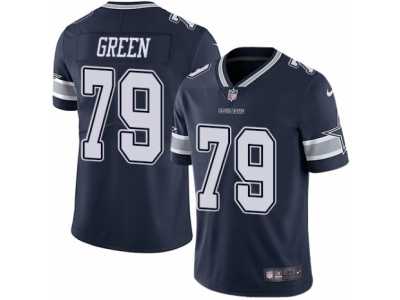 Men's Nike Dallas Cowboys #79 Chaz Green Vapor Untouchable Limited Navy Blue Team Color NFL Jersey