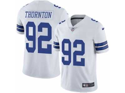 Men's Nike Dallas Cowboys #92 Cedric Thornton Vapor Untouchable Limited White NFL Jersey