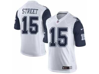 Nike Dallas Cowboys #15 Devin Street White Rush Jerseys(Limited)