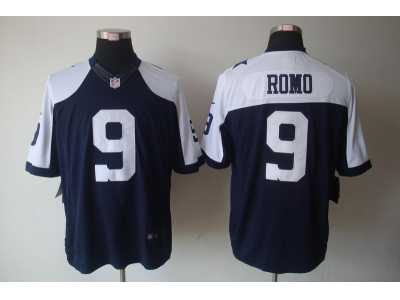 Nike Dallas Cowboys #9 Tony Romo Blue(Limited)jerseys