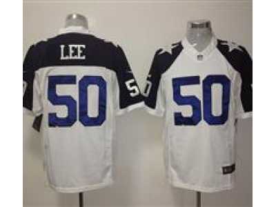 Nike NFL Dallas Cowboys #50 Sean Lee white Thankgivings Jerseys(Limited)