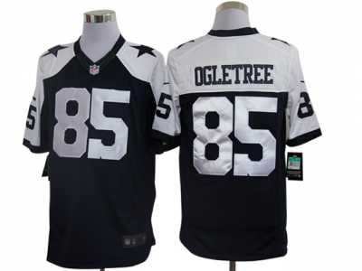 Nike NFL Dallas Cowboys #85 Kevin Ogletree Blue Thankgivings Jerseys(Limited)