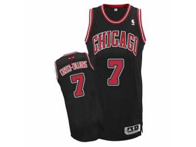 Men's Adidas Chicago Bulls #7 Michael Carter-Williams Authentic Black Alternate NBA Jersey