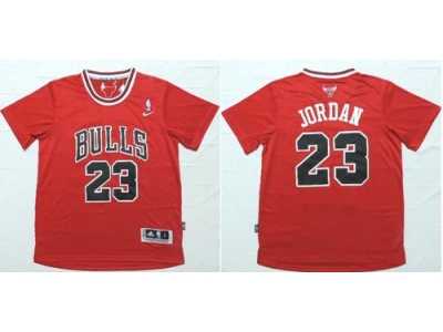 NBA Chicago Bulls #23 Michael Jordan red Short Sleeve Stitched Jerseys