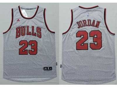 NBA Revolution 30 Chicago Bulls #23 Michael Jordan Grey Stitched jerseys