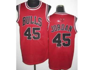 nba Chicago Bulls #45 Michael Jordan Red Jerseys[Revolution 30]