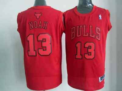 nba chicago bulls #13 noah red jerseys[fullred]
