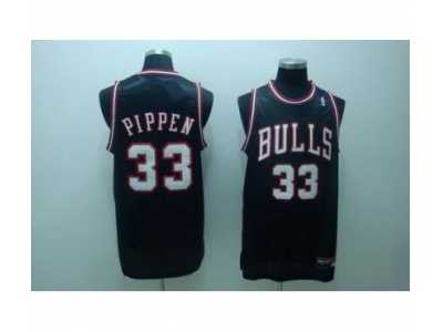nba chicago bulls #33 pippen regular black