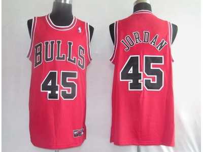 nba chicago bulls #45 jordan red