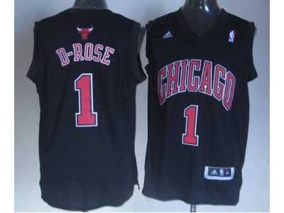 nba jerseys chicago bulls #1 d-rose black[revolution 30 swingman][d-rose]