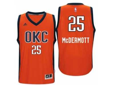 Men's Oklahoma City Thunder #25 Doug McDermott adidas Orange Player Swingman Jersey
