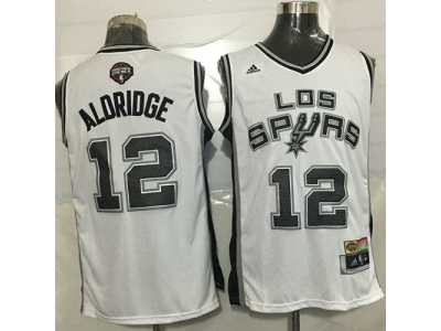 Men San Antonio Spurs #12 LaMarcus Aldridge White Latin Nights Stitched NBA Jersey