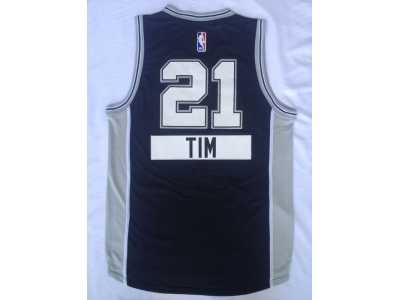 NBA San Antonio Spurs #21 tim black jerseys(2014 Christmas edition)