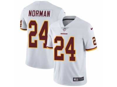 Men's Nike Washington Redskins #24 Josh Norman Vapor Untouchable Limited White NFL Jersey